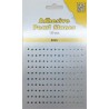 Pusiniai perliukai priklijuojami "Nellie‘s Choice Adhesive pearls 2 mm Blue - Aqua", 150vnt.
