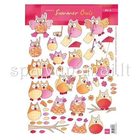Lapas su paveikslėliais "Summer owls 2"