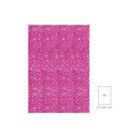 A4 popierius su blizgesiu "Glitter Cyclamen"