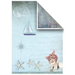 Popieriaus rinkinys "Seafaring adventure", A4, 5 lapai