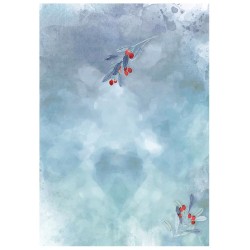 Popieriaus rinkinys "Christmas in blue", A4, 5 lapai