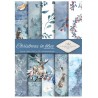 Popieriaus rinkinys "Christmas in blue", A4, 5 lapai