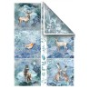 Popieriaus rinkinys "Christmas in blue", A4, 5 lapai