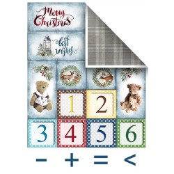 Popieriaus rinkinys "Wonderful Christmas time", A4, 5 lapai