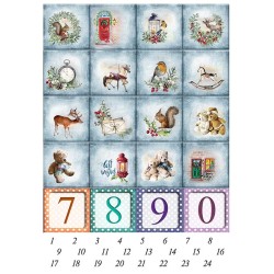 Popieriaus rinkinys "Wonderful Christmas time", A4, 5 lapai