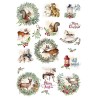 Popieriaus rinkinys "Wonderful Christmas time", A4, 5 lapai
