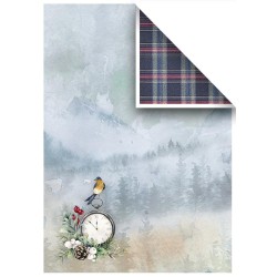 Popieriaus rinkinys "Wonderful Christmas time", A4, 5 lapai