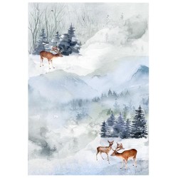 Popieriaus rinkinys "Wonderful Christmas time", A4, 5 lapai