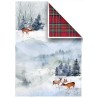 Popieriaus rinkinys "Wonderful Christmas time", A4, 5 lapai