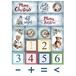 Popieriaus rinkinys "Wonderful Christmas time", A4, 5 lapai