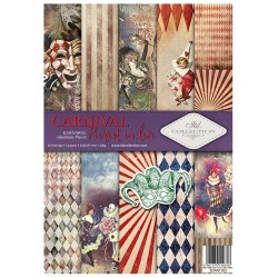 Popieriaus rinkinys "Carnival - Pierot in love", A4, 5 lapai