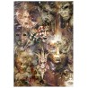Popieriaus rinkinys "Carnival - Pierot in love", A4, 5 lapai