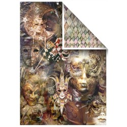 Popieriaus rinkinys "Carnival - Pierot in love", A4, 5 lapai