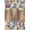Popieriaus rinkinys "Carnival - Pierot in love", A4, 5 lapai