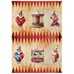 Popieriaus rinkinys "Carnival - Pierot in love", A4, 5 lapai