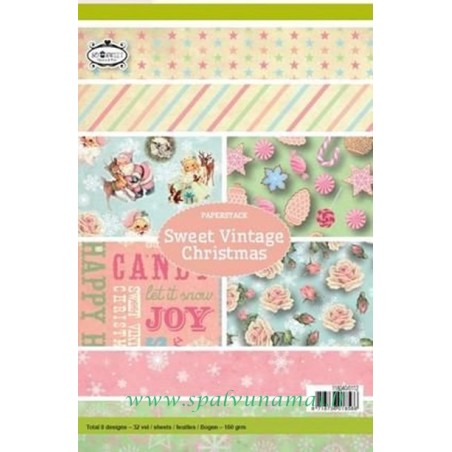 Popieriaus rinkinys "Sweet Vintage Christmas", 20x14,9cm, 32 lapai