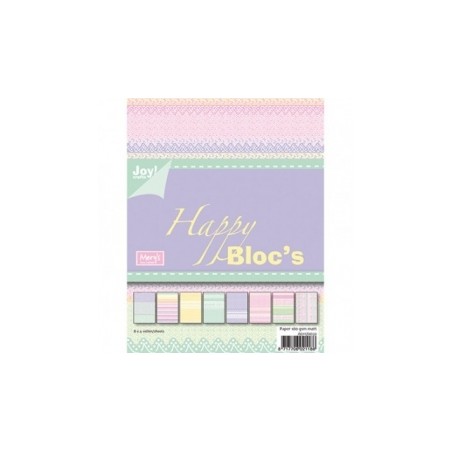 Popieriaus rinkinys "Happy Blocks" 15x21cm, 32 lapai