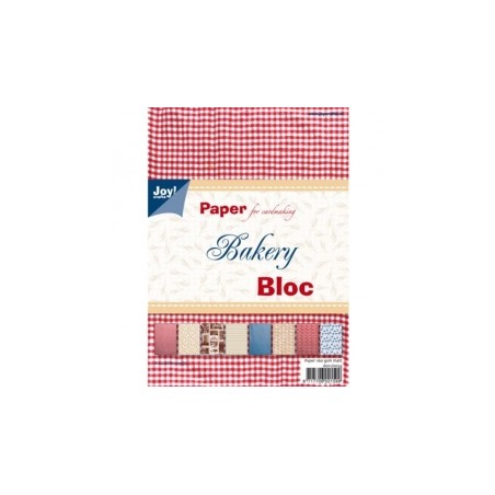 Popieriaus rinkinys "Bakery" 15x21cm, 32 lapai