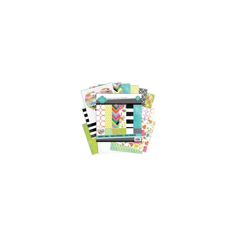 Popieriaus rinkinys "Heidi Swapp: Favorite Things" 15x15cm, 36 lapai