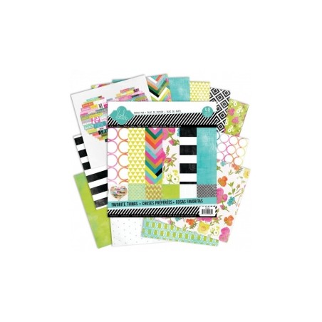 Popieriaus rinkinys "Heidi Swapp: Favorite Things" 15x15cm, 36 lapai