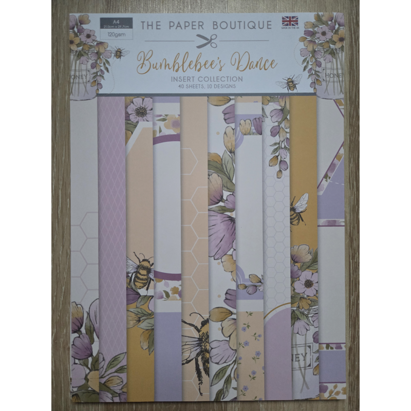 Popieriaus rinkinys "Bumblebee's Dance decorative papers" A4