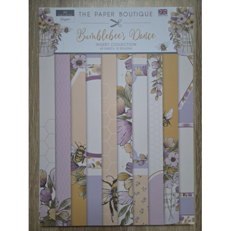 Popieriaus rinkinys "Bumblebee's Dance decorative papers" A4