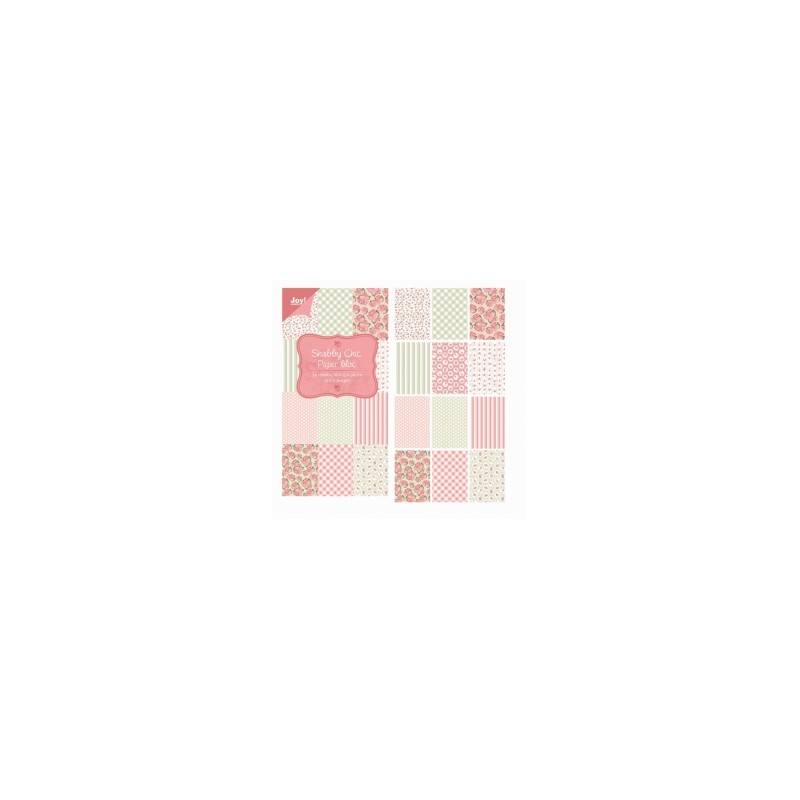 Popieriaus rinkinys "Shabby Chic" 15x30cm, 24 lapai
