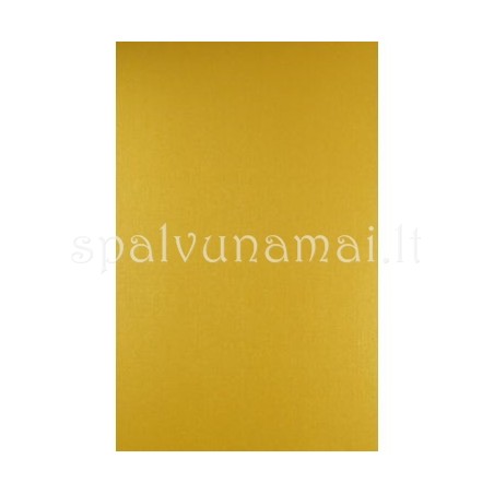 Blizgus lino faktūros popierius "Gold", 15x30cm