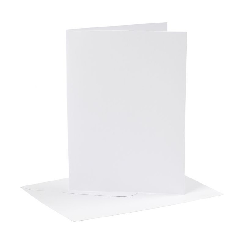 Atviruko ruošinys su voku "Greeting Card White" 1 vnt