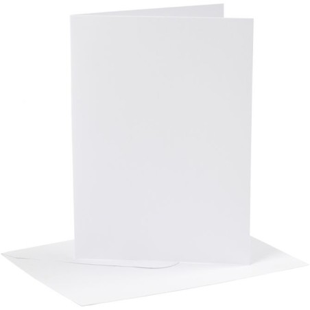 Atviruko ruošinys su voku "Greeting Card White" 1 vnt