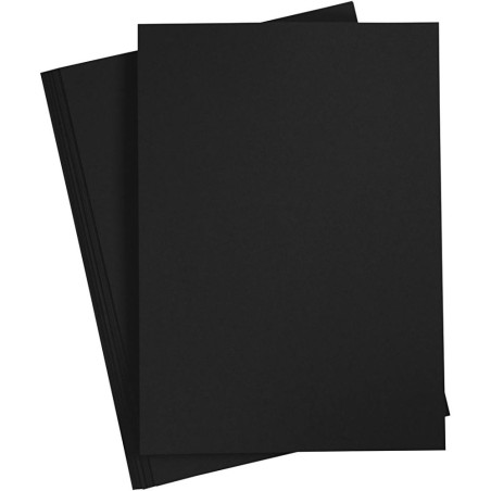 Atviruko pagrindas "Greeting Card Black" 15x10,5cm, 10vnt.