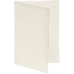 Atviruko pagrindas "Greeting Card Off White" 15x10,5cm, 10vnt.