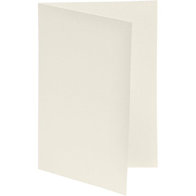 Atviruko pagrindas "Greeting Card Off White" 15x10,5cm, 10vnt.