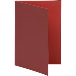 Atviruko pagrindas "Greeting Card Red/Claret" 15x10,5cm, 10vnt.