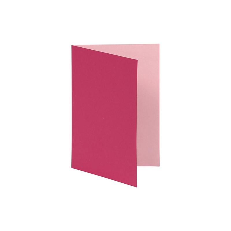 Atviruko pagrindas "Greeting Card Rose/Pink" 15x10,5cm, 10vnt.