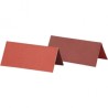 Stalo kortelės pagrindas Red/Claret 4X9cm, 25vnt.