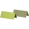 Stalo kortelės pagrindas Dark Green/Lime Green 4X9cm, 25vnt.