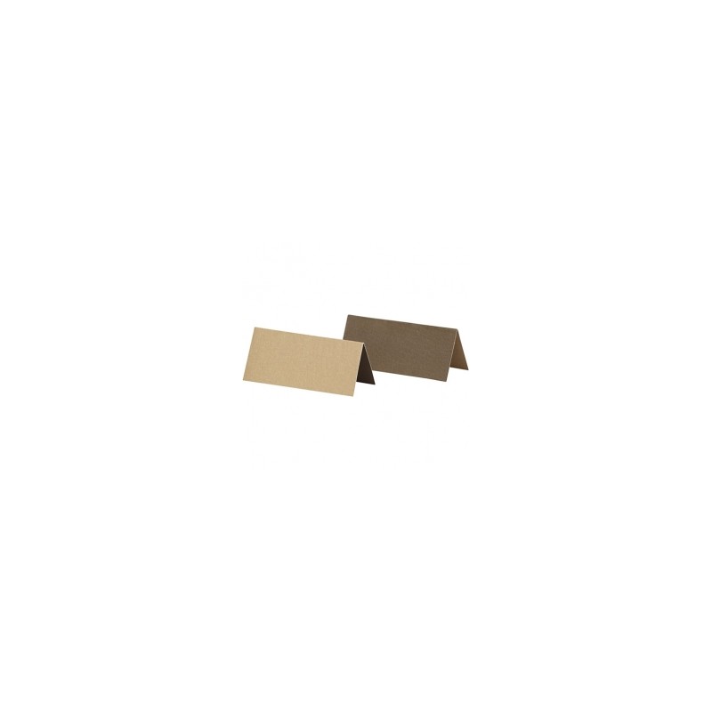 Stalo kortelės pagrindas  Sand/Brown 4X9cm, 25vnt.