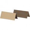 Stalo kortelės pagrindas  Sand/Brown 4X9cm, 25vnt.
