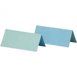 Stalo kortelės pagrindas Light/Dark Turquoise 4X9cm, 25vnt.