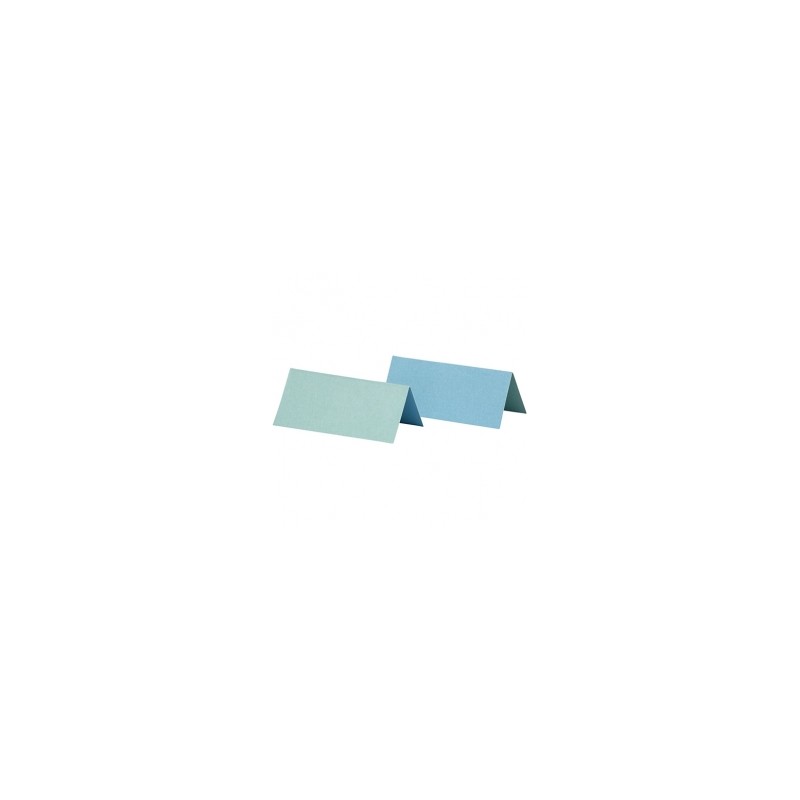 Stalo kortelės pagrindas Light/Dark Turquoise 4X9cm, 25vnt.