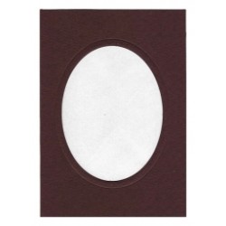 Atviruko pagrindas su voku "Oval Brown"