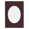 Atviruko pagrindas su voku "Oval Brown"