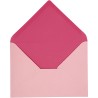Vokas "Envelope Light Rose/Pink" 11,5x16cm, 10vnt.