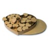 Kartoninės dėžutės dekoravimui "Heart maxi", 1vnt.