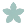 Dek. skylamušis "Petal 16x16mm"