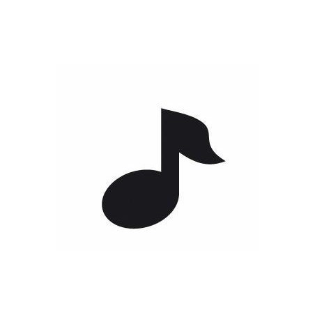 Dek. skylamušis "Music Note 15x15mm"