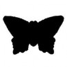 Dek. skylamušis "Butterfly-3 22x20mm"