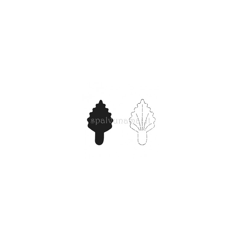 Dek. skylamušis su reljefu "Floral petal medium", 2vnt.