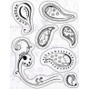 Akriliniai antspaudukai "Paisley"